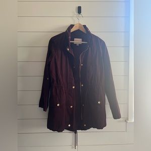 A New Day Jacket Plum with Gold hardware